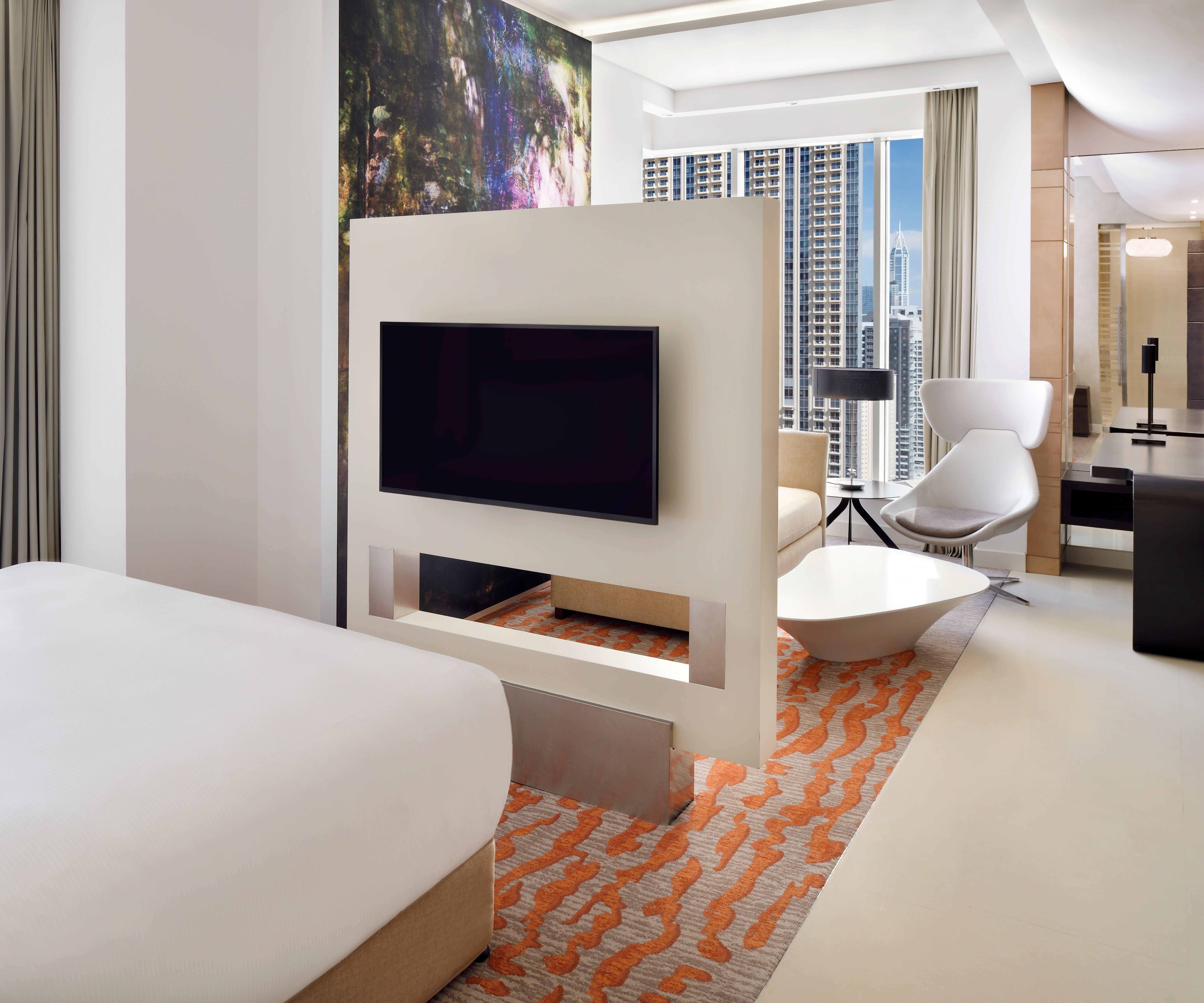 Crowne Plaza Dubai Marina By Ihg Hotel Bagian luar foto A room at the hotel