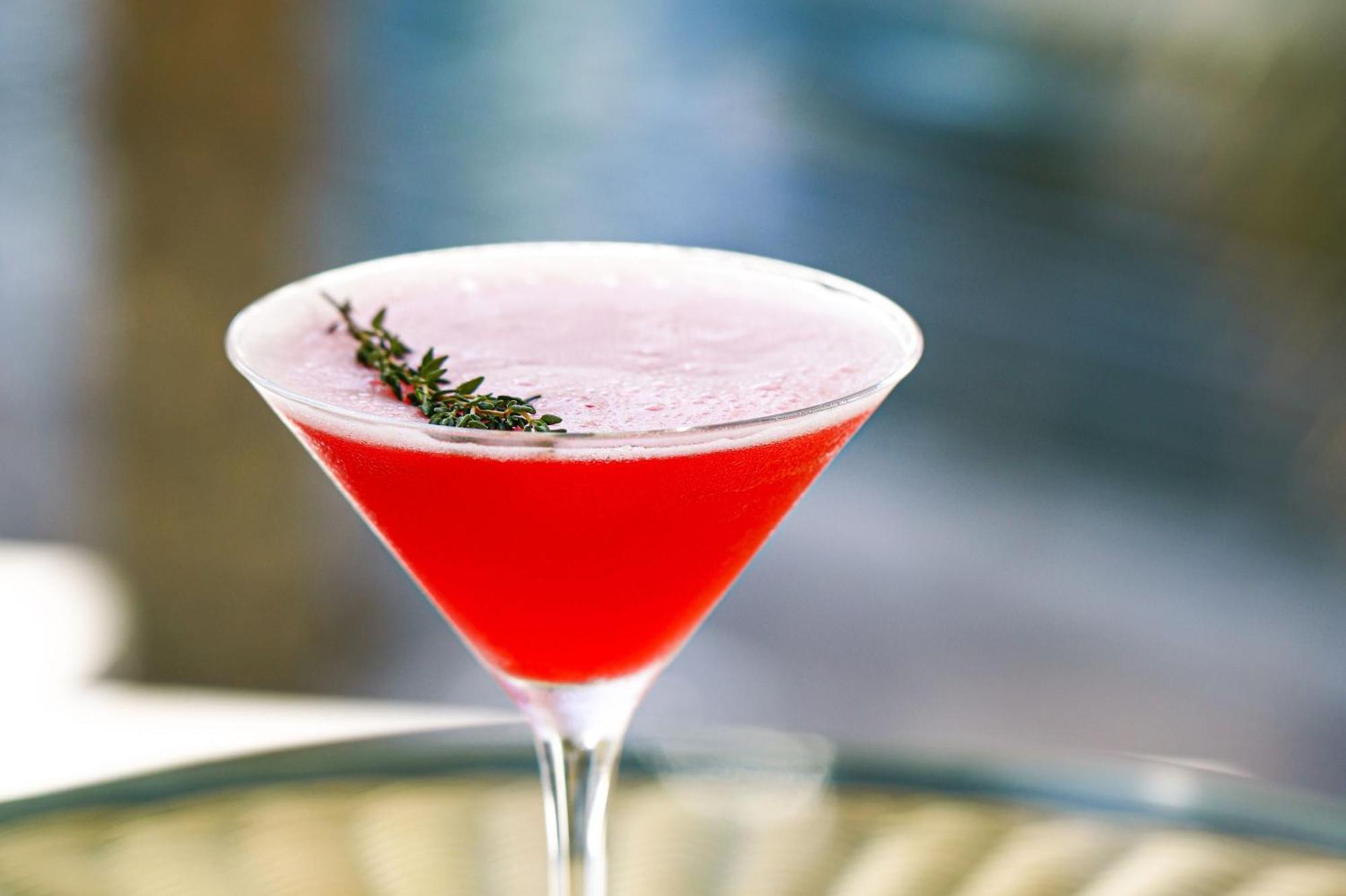 Crowne Plaza Dubai Marina By Ihg Hotel Bagian luar foto A cosmopolitan garnished with a sprig of thyme